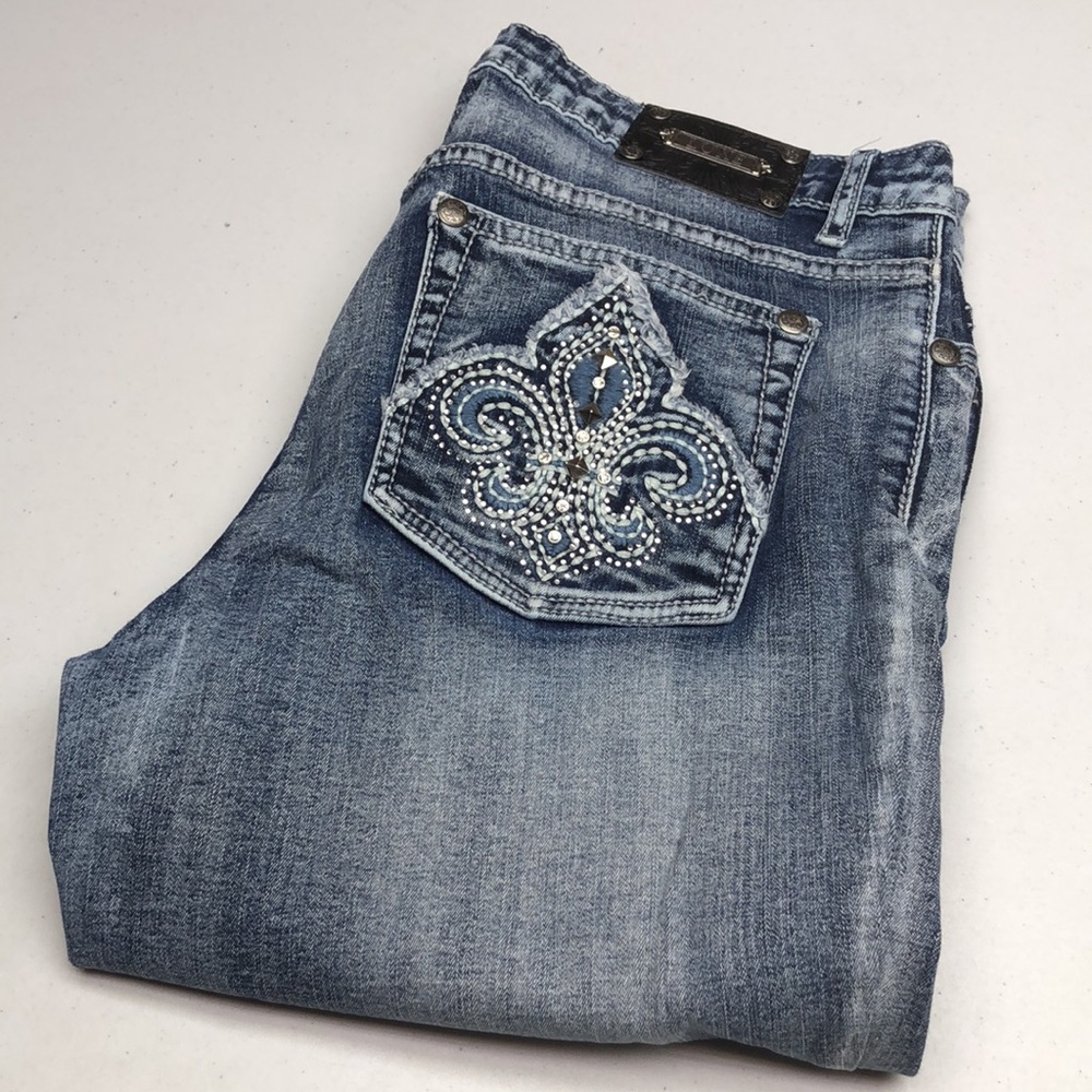 TRU LUXE WIDE LEG CAPRI JEANS 10/30x25⭐️
